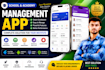 develop school and academy management app with admin panel