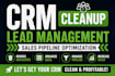 audit, clean, and structure your CRM database to boost sales team efficiency