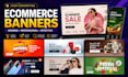 design high converting ecommerce website and app banners