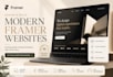 do framer website design, develop framer website as framer website design expert