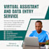 be your dedicated virtual assistant for data entry and admin support