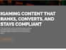 write igaming content that ranks and converts