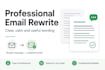 rewrite your rough email into clear professional wording