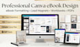 do canva ebook design, canva ebook, ebook design, canva workbook workbook design