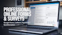 create custom online forms and questionnaires for data collection
