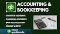 cleanup, setup, bookkeeping in quickbooks online