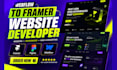 design framer site framer website developer webflow to framer website developer