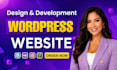 build wordpress website, website development or create business website