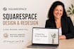 build squarespace website design or squarespace website redesign squarespace
