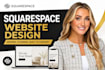 build squarespace website design or squarespace website redesign squarespace