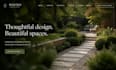 build squarespace gardening website landscaping website outdoor design website