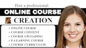 create course content for elearning course curriculum elearning course content
