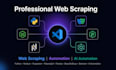 do python ai web scraping, email and phone number scraping, custom scripts