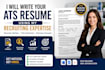 write your ats resume using my recruiting expertise