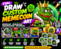 design custom meme coin graphics