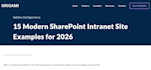 build sharepoint intranet website, sharepoint intranet system