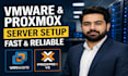 setup proxmox vmware esxi vps cloud AWS gcp hetzner and deploy websites