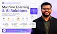 develop ai, ml, python scripts, deep learning, and automation solutions