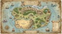 design map illustration, infographic map, fantasy map, travel map, location map