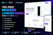 build you a modern react or nextjs landing page