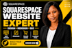 fix squarespace website design squarespace website redesign website development
