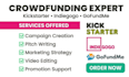 create and promote a high converting crowdfunding campaign to real backers