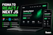convert figma to react next js website using tailwind CSS