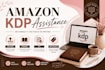 help you prepare and upload your book to amazon KDP