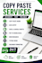 provide accurate and fast copy paste services