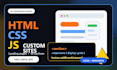 build responsive HTML CSS javascript websites