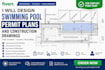 create swimming pool site plan and 3d pool design, permit ready