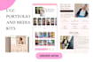 create a high converting canva website and ugc portfolio website