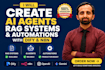 create ai agents rag system and ai automations with dify n8n