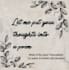 write a beautiful yet tragic poem for you