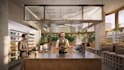 design and rendering for coffee shop, restaurant, and fnb
