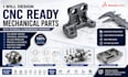 design cnc ready mechanical parts with technical and engineering drawings