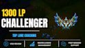 coach you as 1300 lp challenger top lane player