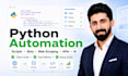 build python automation scripts as your python developer
