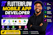 develop a flutterflow mobile app for android and ios