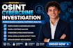 perform osint cybercrime investigation, people search digital footprint analysis