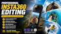 edit your VR 360 insta and gopro video, professionally