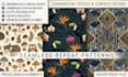design seamless pattern textile and fabric repeat design