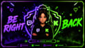 animate twitch or kick overlays pack, custom logo, screens, emotes, transition