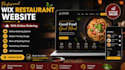 design restaurant website cafe, catering website food menu with online ordering