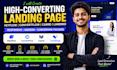 create heyflow convertflow carrd landingi  responsive business landing page