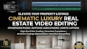 create cinematic luxury real estate reels and high conversion copy