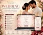 design an elegant digital wedding invitation website