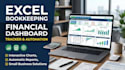 create excel bookkeeping spreadsheet budget tracker, dashboard and etsy template