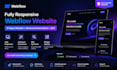 design redesign webflow website developer landing page fix webflow to wordpress