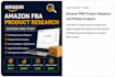 be your expert amazon fba virtual assistant